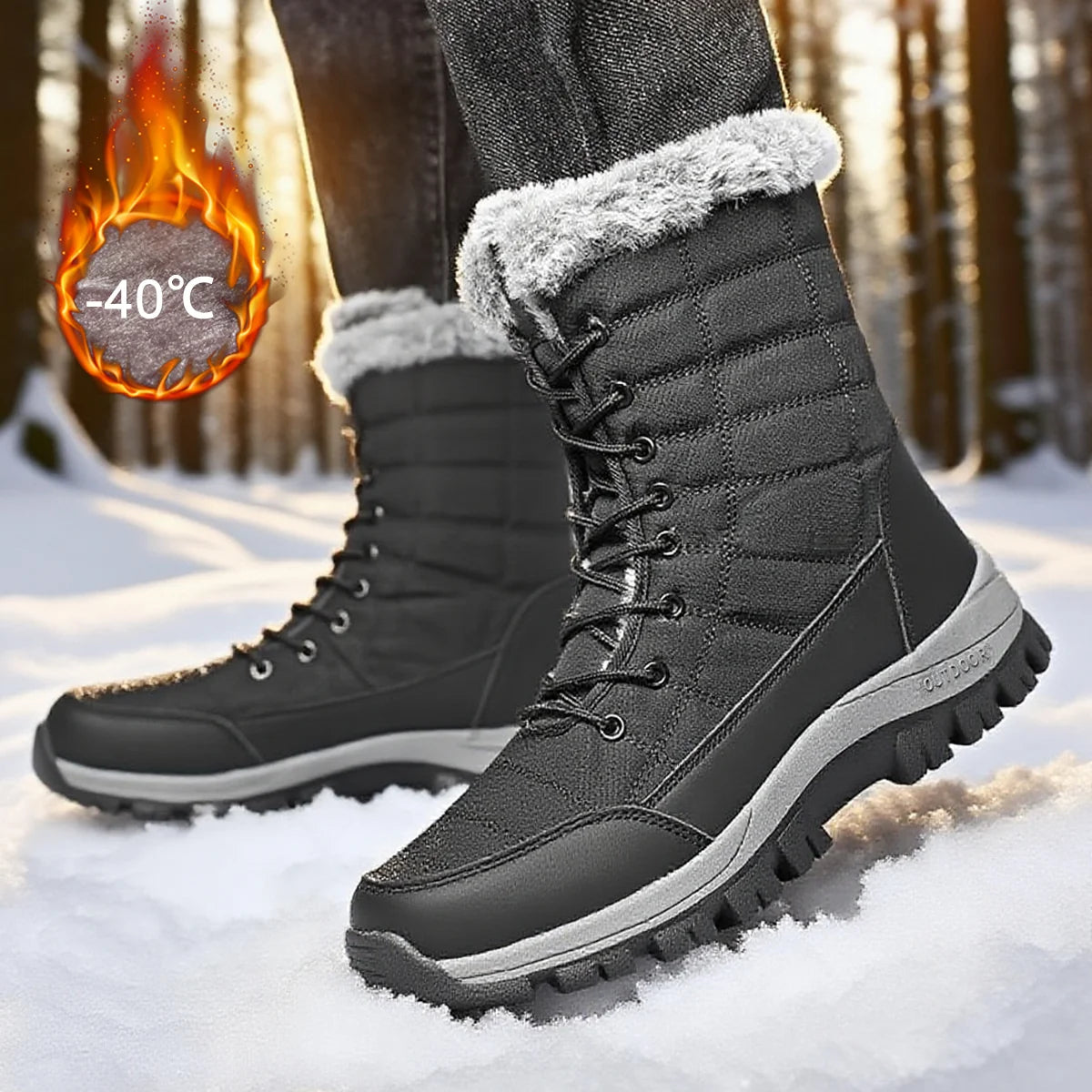 Bottes d'hiver pour Hommes et Femmes